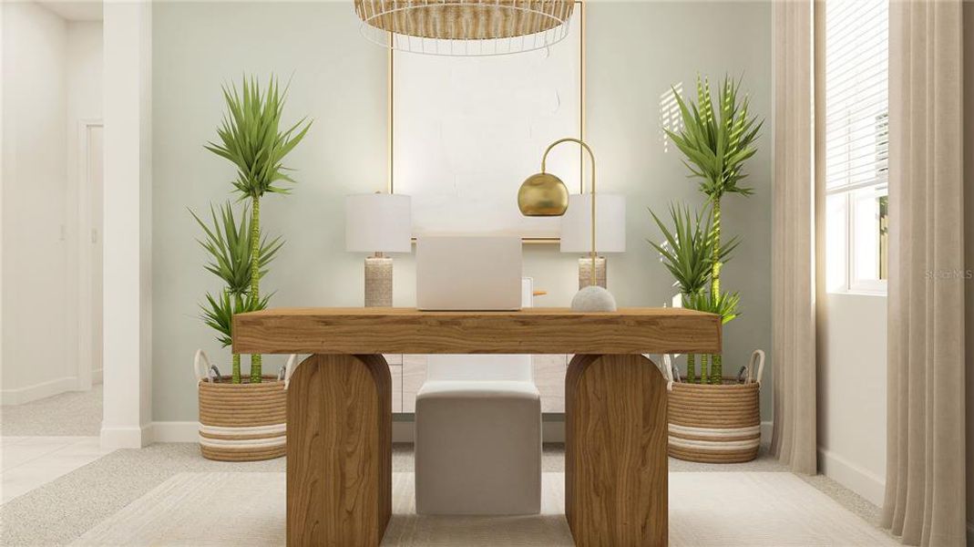 Furnished interior view inside a new home in Wellen Park Golf & Country Club, Venice (Image 6).