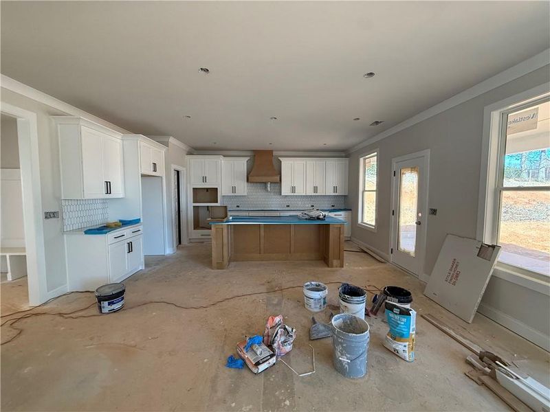 In-progress construction of a new home in , Gainesville, GA (Image 12).