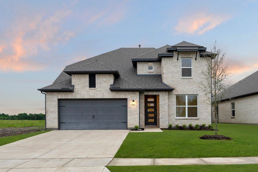 Representative exterior photo of a completed home built from the Freedom by Rockwell Homes in Walden Pond, Forney, TX (Image 24). Representative exterior photo of a completed home built from the Freedom by Rockwell Homes in Walden Pond, Forney, TX (Image 24).