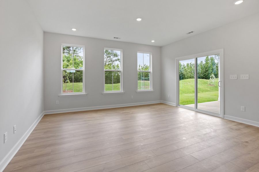 Spacious, unfurnished interior of a new home in Renaissance at White Oak, Garner (Image 16). Spacious, unfurnished interior of a new home in Renaissance at White Oak, Garner (Image 16).