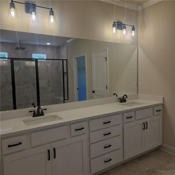Furnished interior view inside a new home in , Loganville (Image 3).