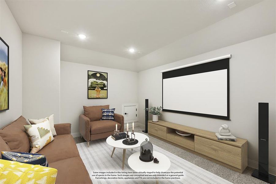 Furnished interior view inside a new home in Painted Tree Woodland District 50, McKinney (Image 17). Furnished interior view inside a new home in Painted Tree Woodland District 50, McKinney (Image 17).