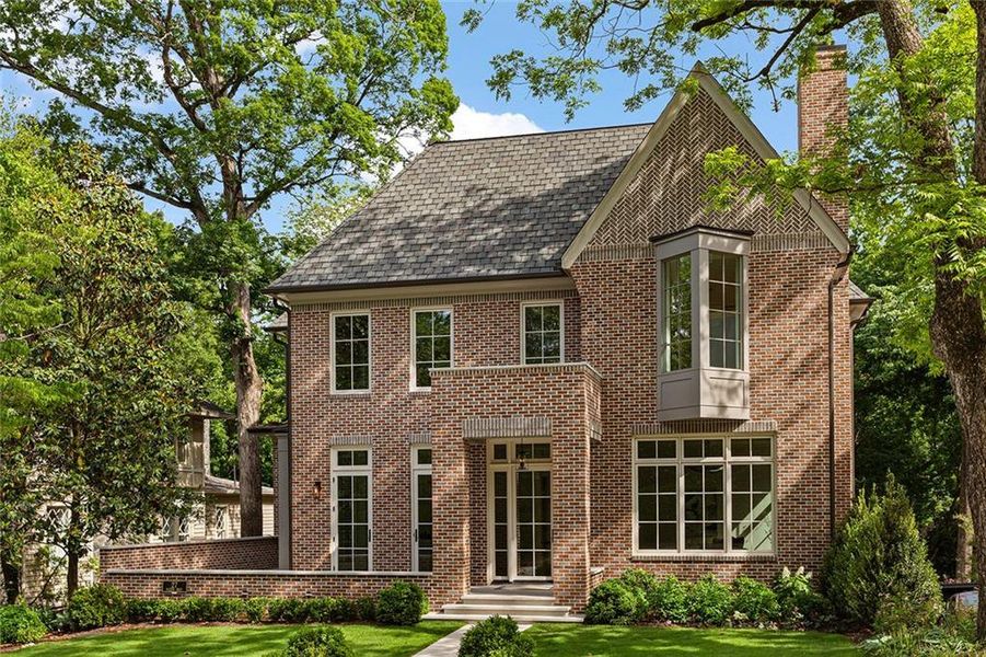 Front exterior of a new home in , Atlanta, GA, highlighting curb appeal (Image 2). Front exterior of a new home in , Atlanta, GA, highlighting curb appeal (Image 2).