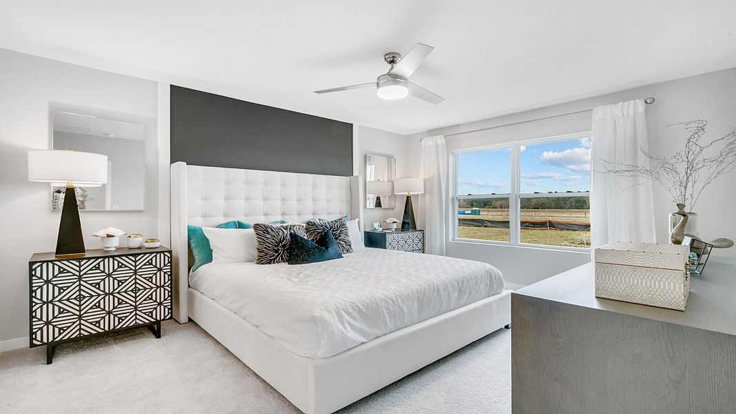 Furnished interior view inside a new home in Buena Lago Modern, St. Cloud (Image 9).