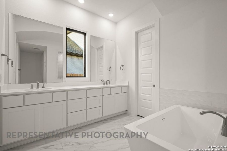 Furnished interior view inside a new home in Mont Blanc, Schertz (Image 6).