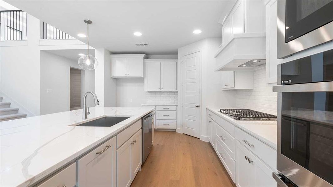 Furnished interior view inside a new home in The Heights At Uptown Celina 50', Celina (Image 13).