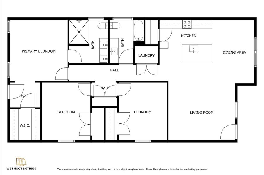 2D floor plan layout of this home in , Houston, TX (Image 4).