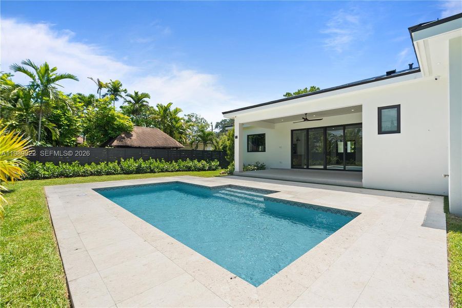 Exterior details and patio area of a home in , South Miami (Image 25).