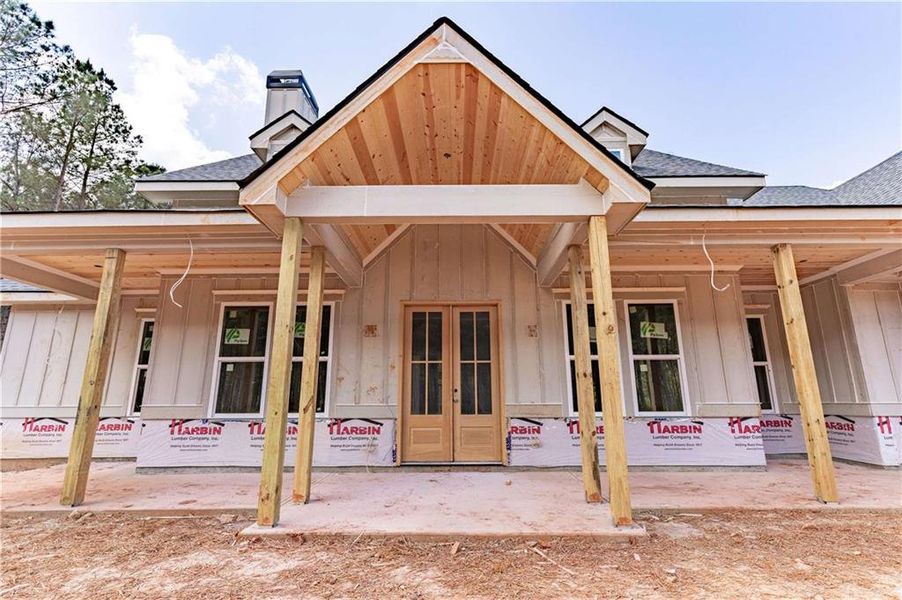 In-progress construction of a new home in , Monroe, GA (Image 7).