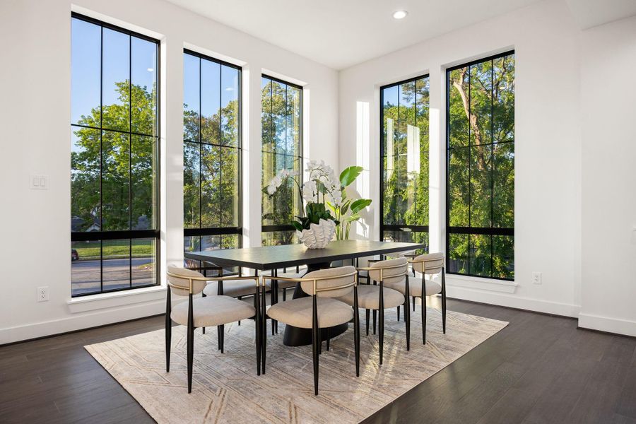 Furnished interior view inside a new home in , Houston (Image 3).