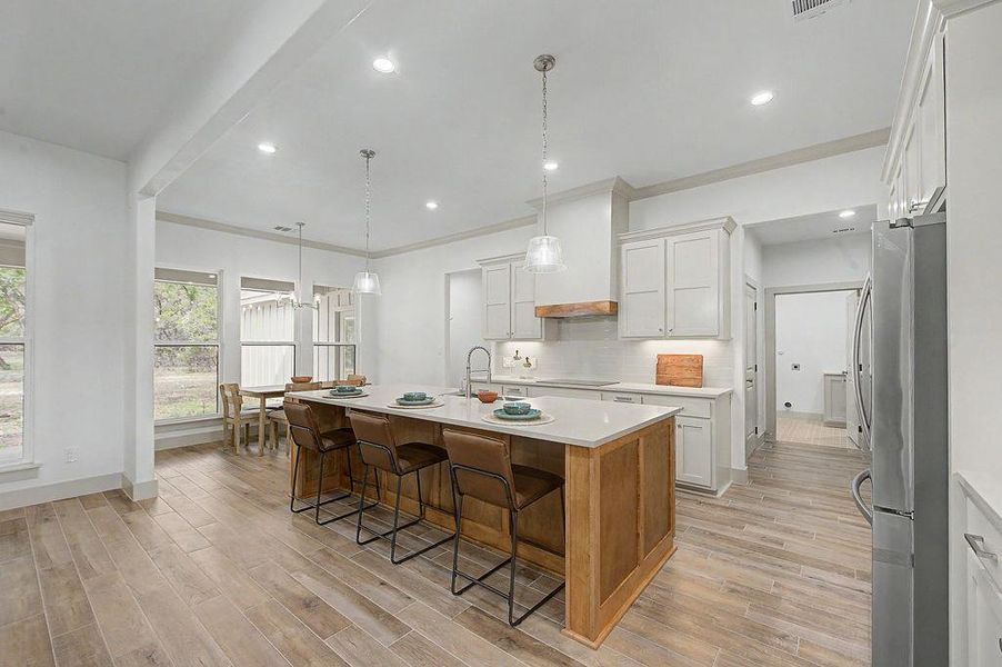 Furnished interior view inside a new home in , Wimberley (Image 10).