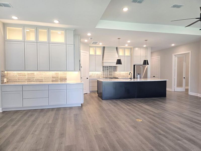 Furnished interior view inside a new home in The Meadows at Imperial Oaks, Conroe (Image 3).