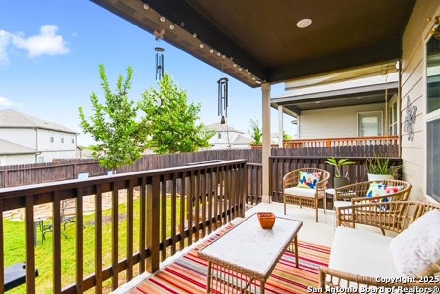Exterior details and patio area of a home in Legendary Trails - Premier Series, Cibolo (Image 2). Exterior details and patio area of a home in Legendary Trails - Premier Series, Cibolo (Image 2).