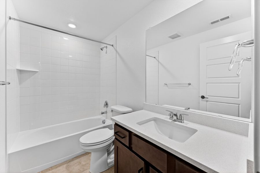 Furnished interior view inside a new home in Macanta, Castle Rock (Image 6).