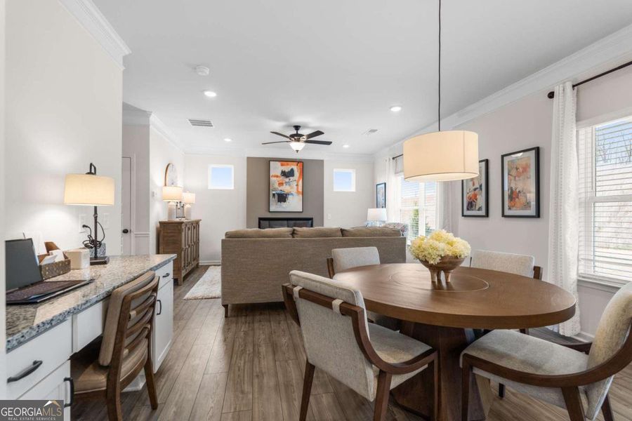 Furnished interior view inside a new home in Trellis Park, Hampton (Image 16).