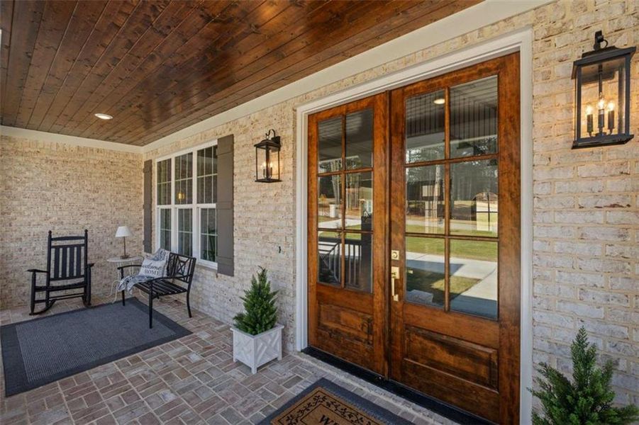 Exterior details and patio area of a home in , Carrollton (Image 37).