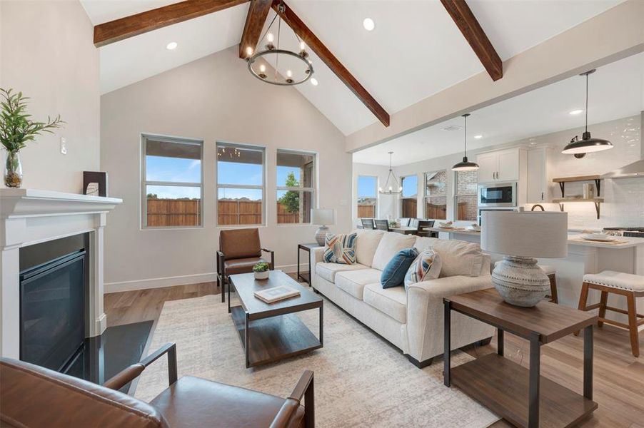 Furnished interior view inside a new home in Heritage Ranch, Sherman (Image 13). Furnished interior view inside a new home in Heritage Ranch, Sherman (Image 13).