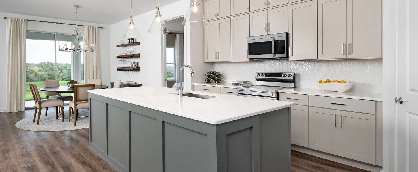 Representative furnished interior of a home built from the Badland II by Ashton Woods in Ellington Traditional, St. Cloud (Image 9).
