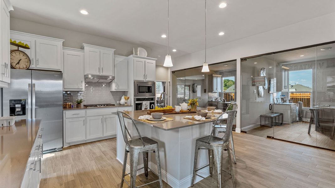 Furnished interior view inside a new home in Rock Creek West, Fort Worth (Image 9).