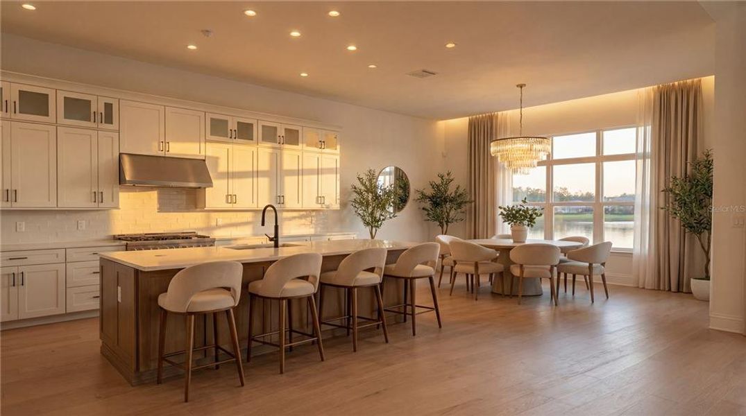 Furnished interior view inside a new home in , Orlando (Image 6). Furnished interior view inside a new home in , Orlando (Image 6).