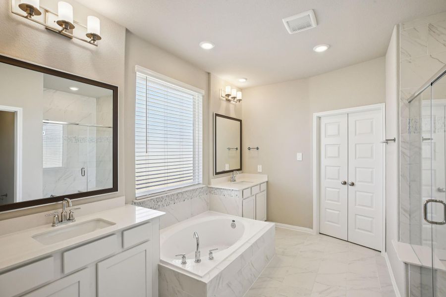 Furnished interior view inside a new home in Kemah Crossing - Luxe Series, Kemah (Image 10).