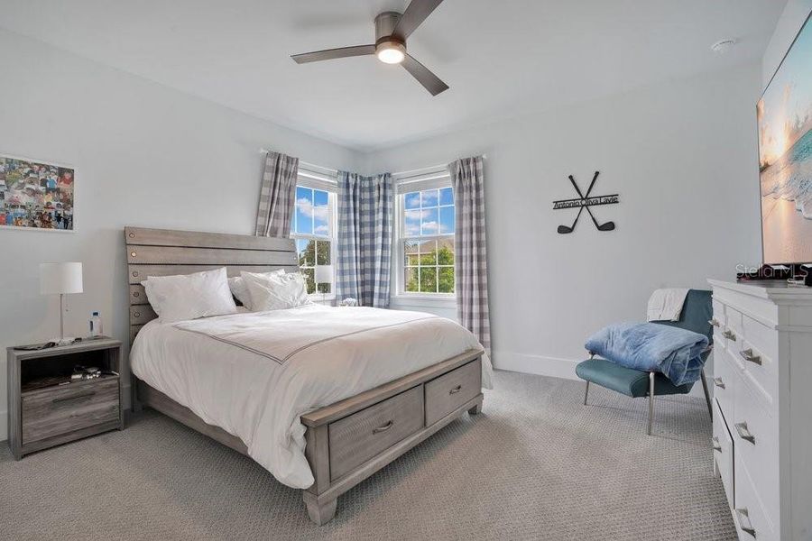 Furnished interior view inside a new home in , Reunion (Image 13).