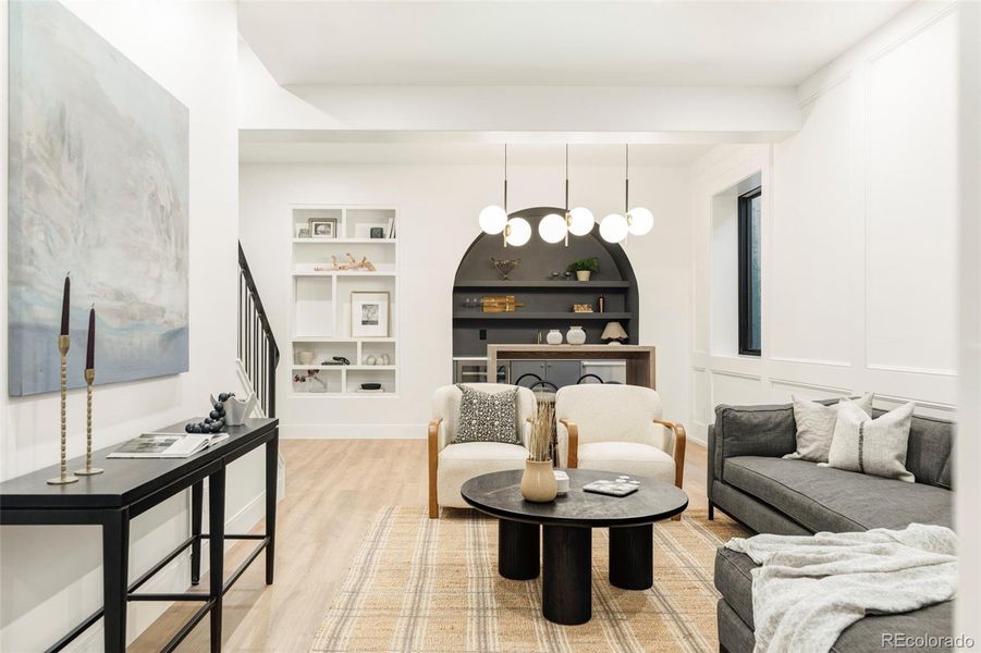 Furnished interior view inside a new home in , Denver (Image 6).