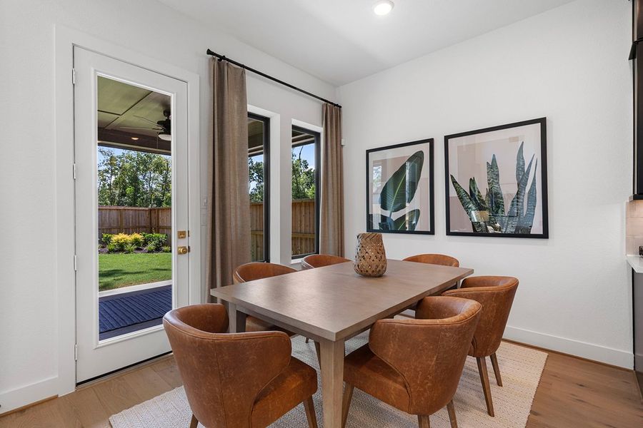 Furnished interior view inside a new home in The Highlands 50', Porter (Image 18).