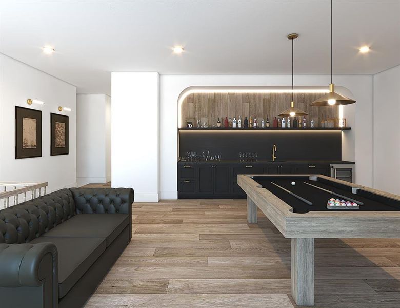 Furnished interior view inside a new home in , Dallas (Image 4).