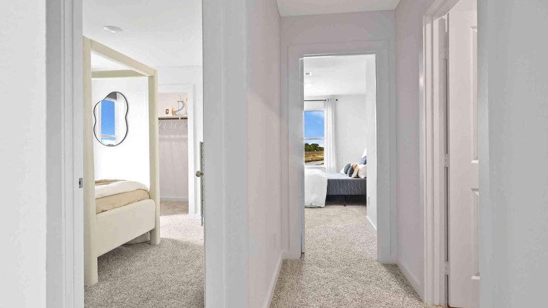 Representative furnished interior of a home built from the Rachael - X30R by D.R. Horton in Holly Ridge, Rosenberg (Image 41). Representative furnished interior of a home built from the Rachael - X30R by D.R. Horton in Holly Ridge, Rosenberg (Image 41).