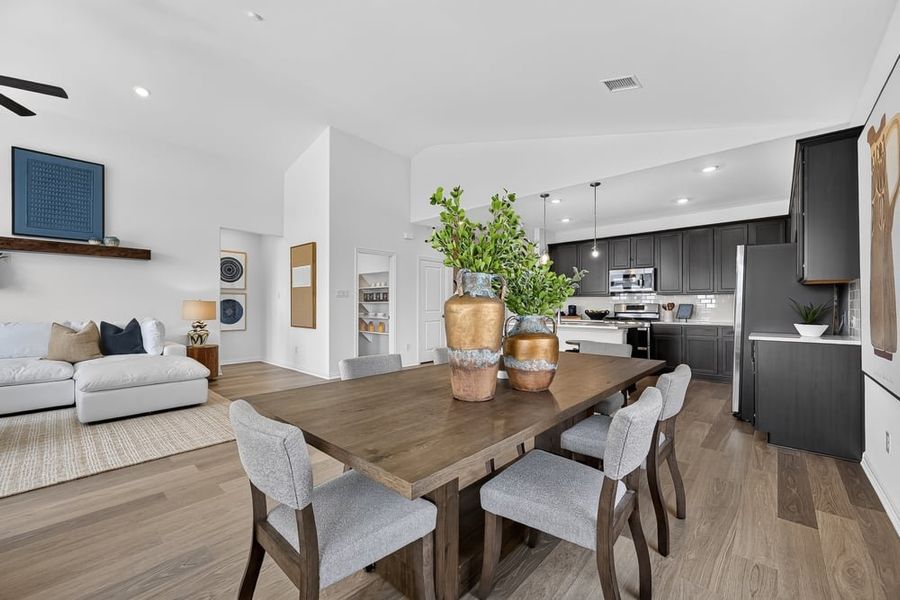 Representative furnished interior of a home built from the Round Rock by Taylor Morrison in Madero 50s, Haslet (Image 10).
