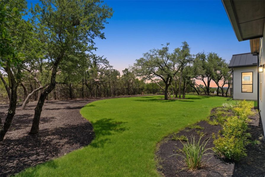 Exterior details and patio area of a home in Sweetwater, Austin (Image 3).