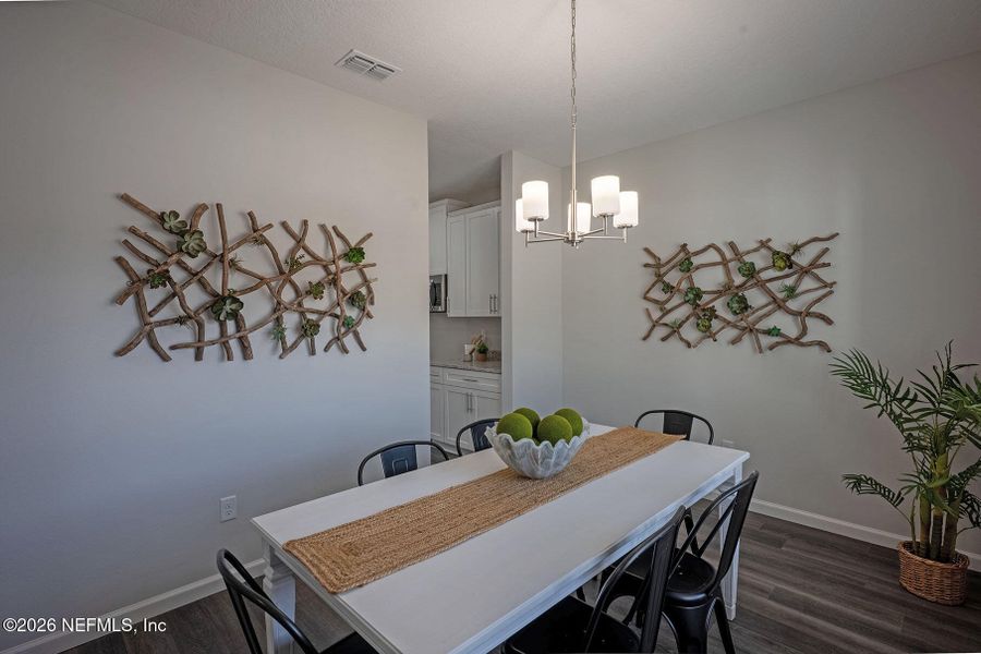 Furnished interior view inside a new home in , Jacksonville (Image 7).