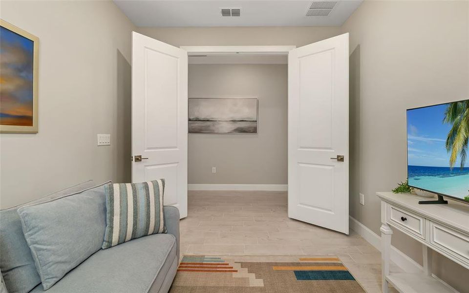 Furnished interior view inside a new home in , Venice (Image 9).