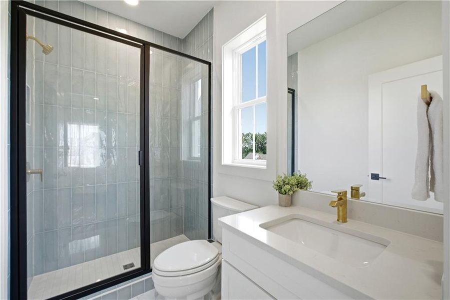 Furnished interior view inside a new home in , Alpharetta (Image 42).