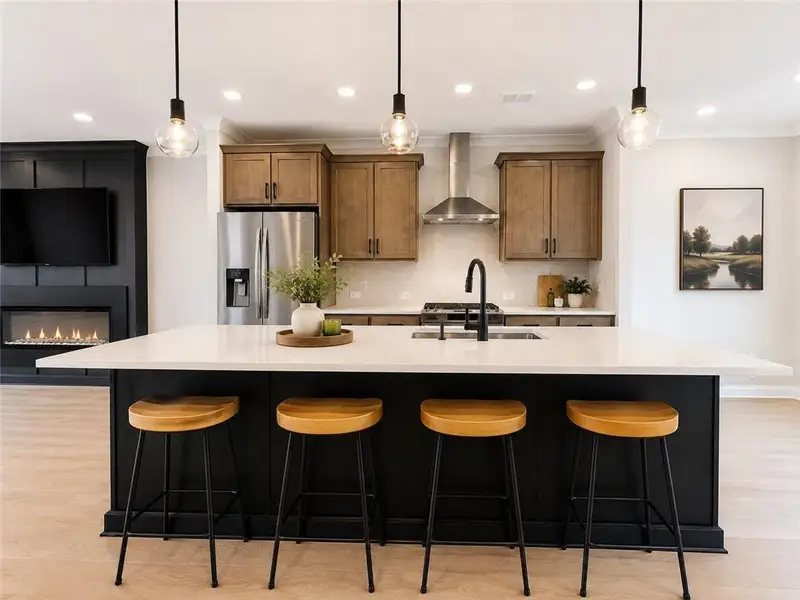 Furnished interior view inside a new home in Townes at South Main, Kennesaw (Image 5).