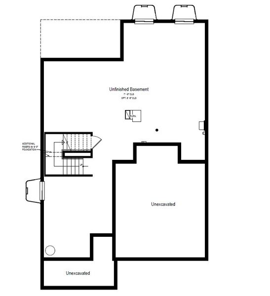 2D floor plan layout for the Dahlia by View Homes in Murata Farms, Fort Lupton, CO (Image 5).