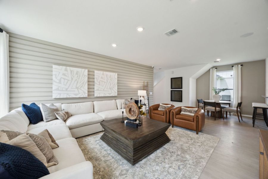 Representative furnished interior of a home built from the Coolidge by Centex in Windcress, Cove (Image 34).