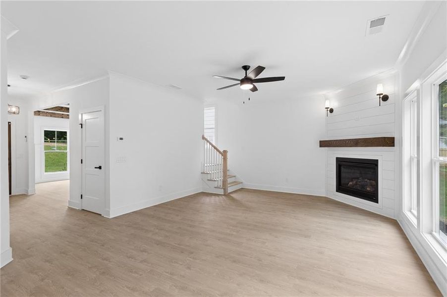 Spacious, unfurnished interior of a new home in , Smyrna (Image 35). Spacious, unfurnished interior of a new home in , Smyrna (Image 35).
