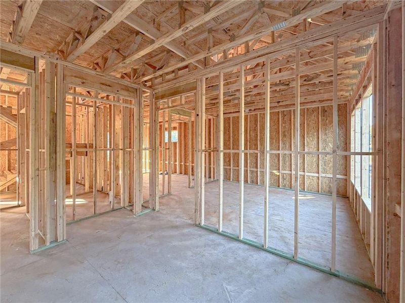 In-progress construction of a new home in Ashbury Commons, Powder Springs, GA (Image 43).