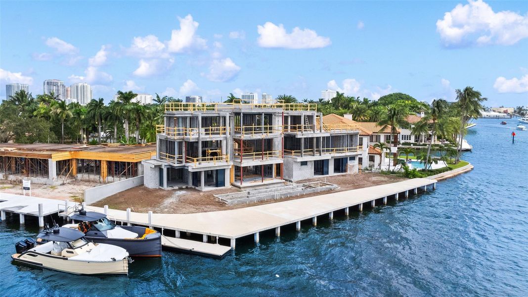 In-progress construction of a new home in , Fort Lauderdale, FL (Image 17).