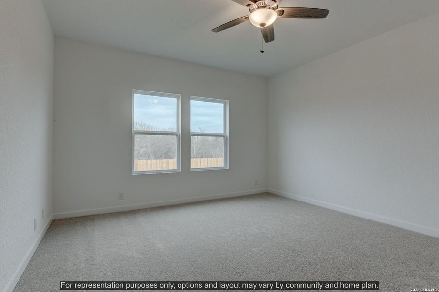 Spacious, unfurnished interior of a new home in Hennersby Hollow, San Antonio (Image 16). Spacious, unfurnished interior of a new home in Hennersby Hollow, San Antonio (Image 16).