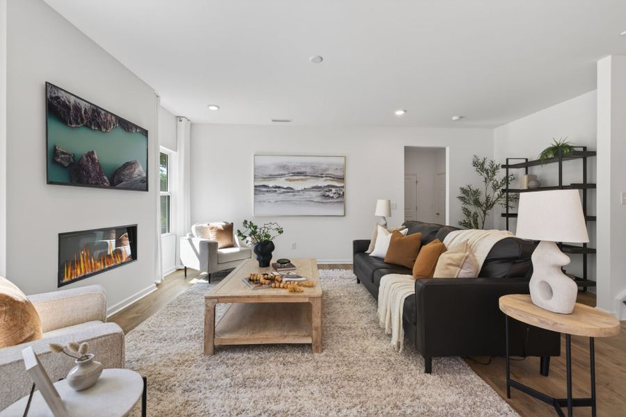Furnished interior view inside a new home in Morrow Brook, Albemarle (Image 9).