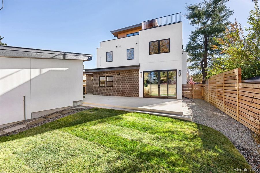 Exterior details and patio area of a home in , Denver (Image 3).