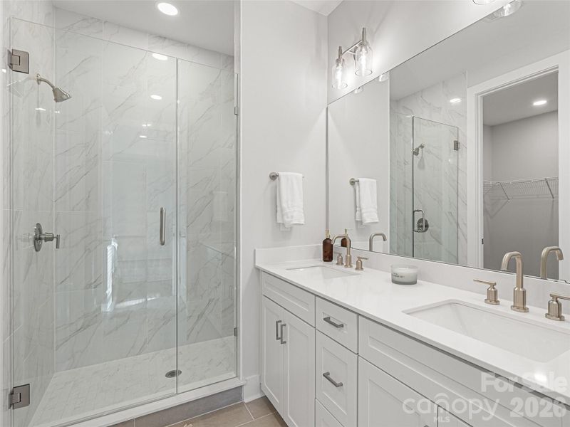 Furnished interior view inside a new home in , Weaverville (Image 13).
