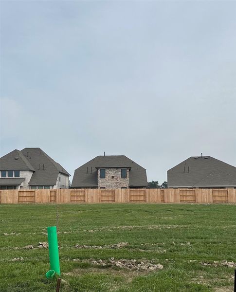 Exterior details and patio area of a home in , Conroe (Image 2). Exterior details and patio area of a home in , Conroe (Image 2).