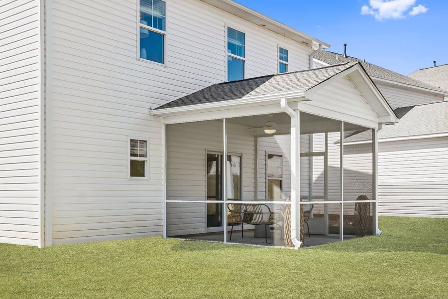 Representative exterior photo of a completed home built from the Bentcreek II by Great Southern Homes in Old Charleston Acres, Pelion, SC (Image 32).