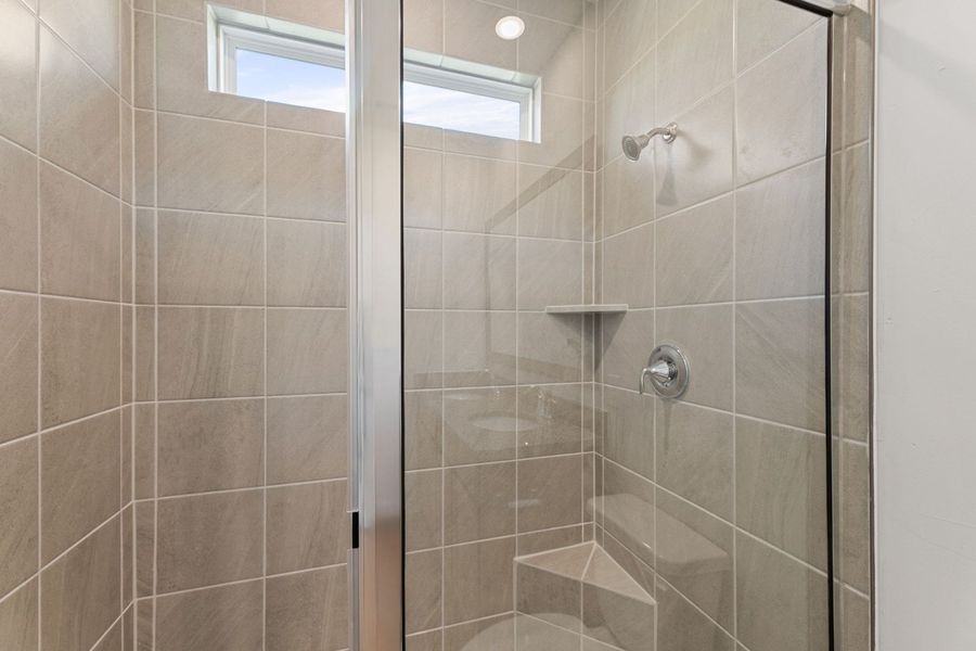 Representative interior finishes for a home built from the Clovis by Hakes Brothers in Hunters Ranch, San Antonio (Image 10).
