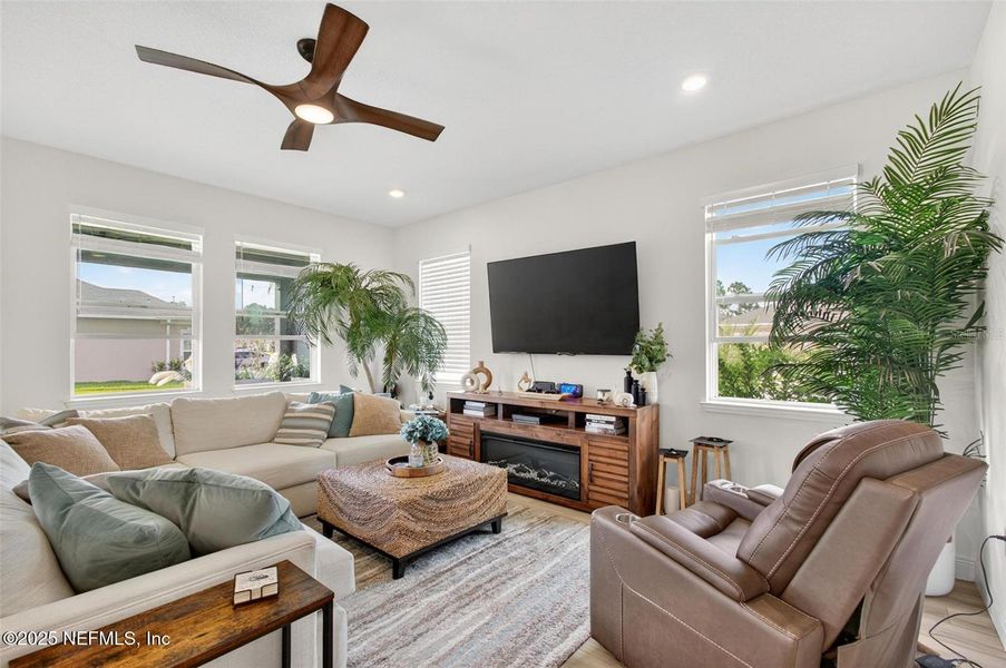 Furnished interior view inside a new home in Sawmill Creek at Palm Coast Park, Palm Coast (Image 13).