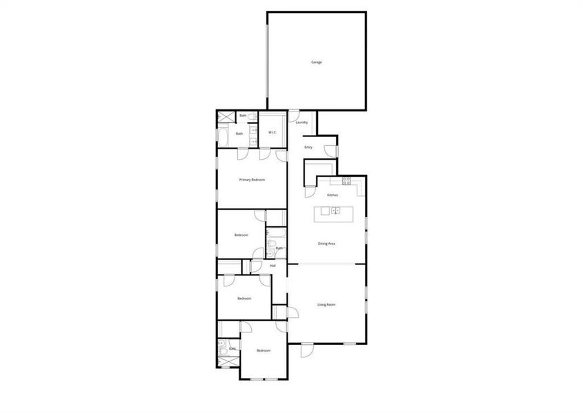 2D floor plan layout of this home in , Glenn Heights, TX (Image 5). 2D floor plan layout of this home in , Glenn Heights, TX (Image 5).